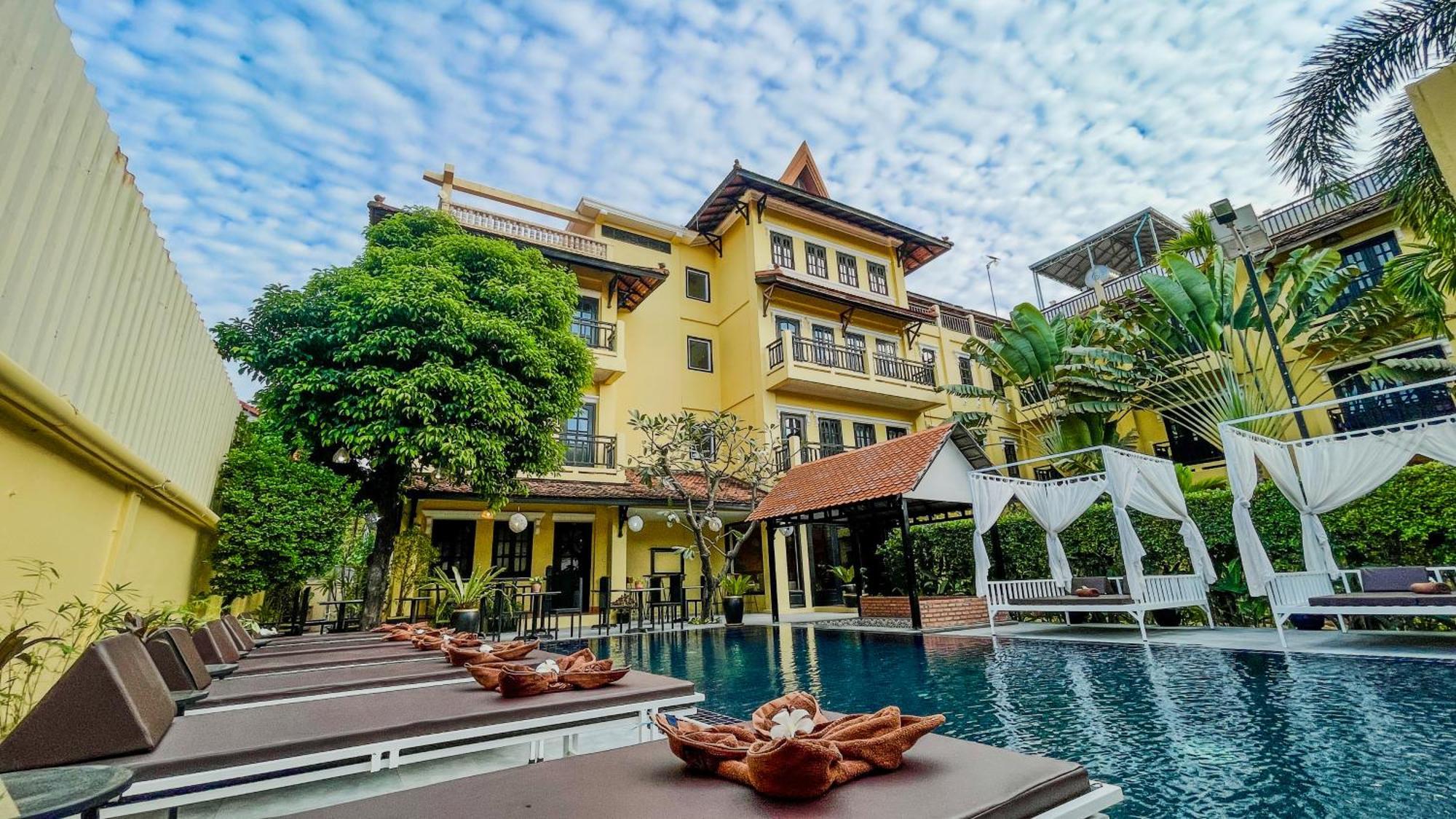 Villa Indochine D'Angkor Siem Reap Exterior photo