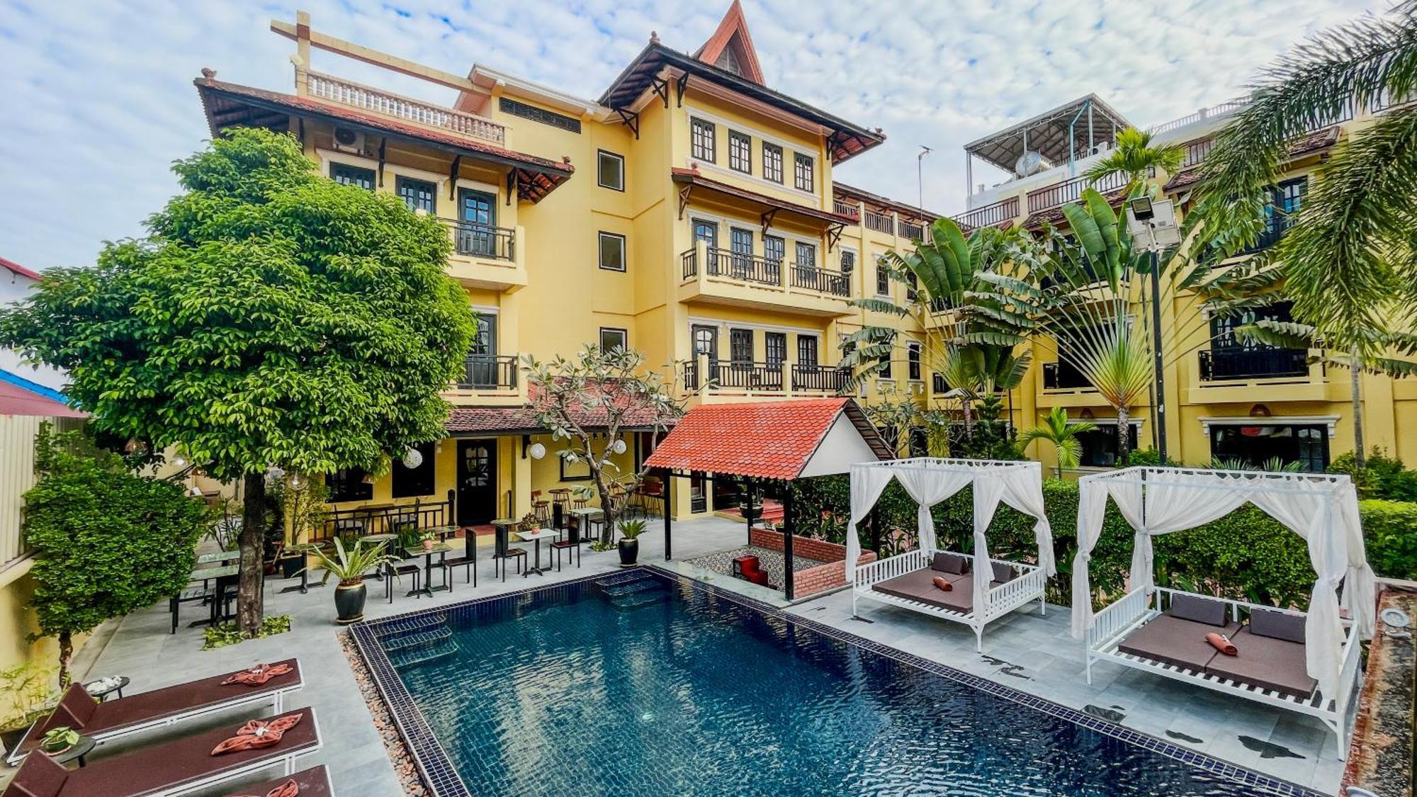Villa Indochine D'Angkor Siem Reap Exterior photo